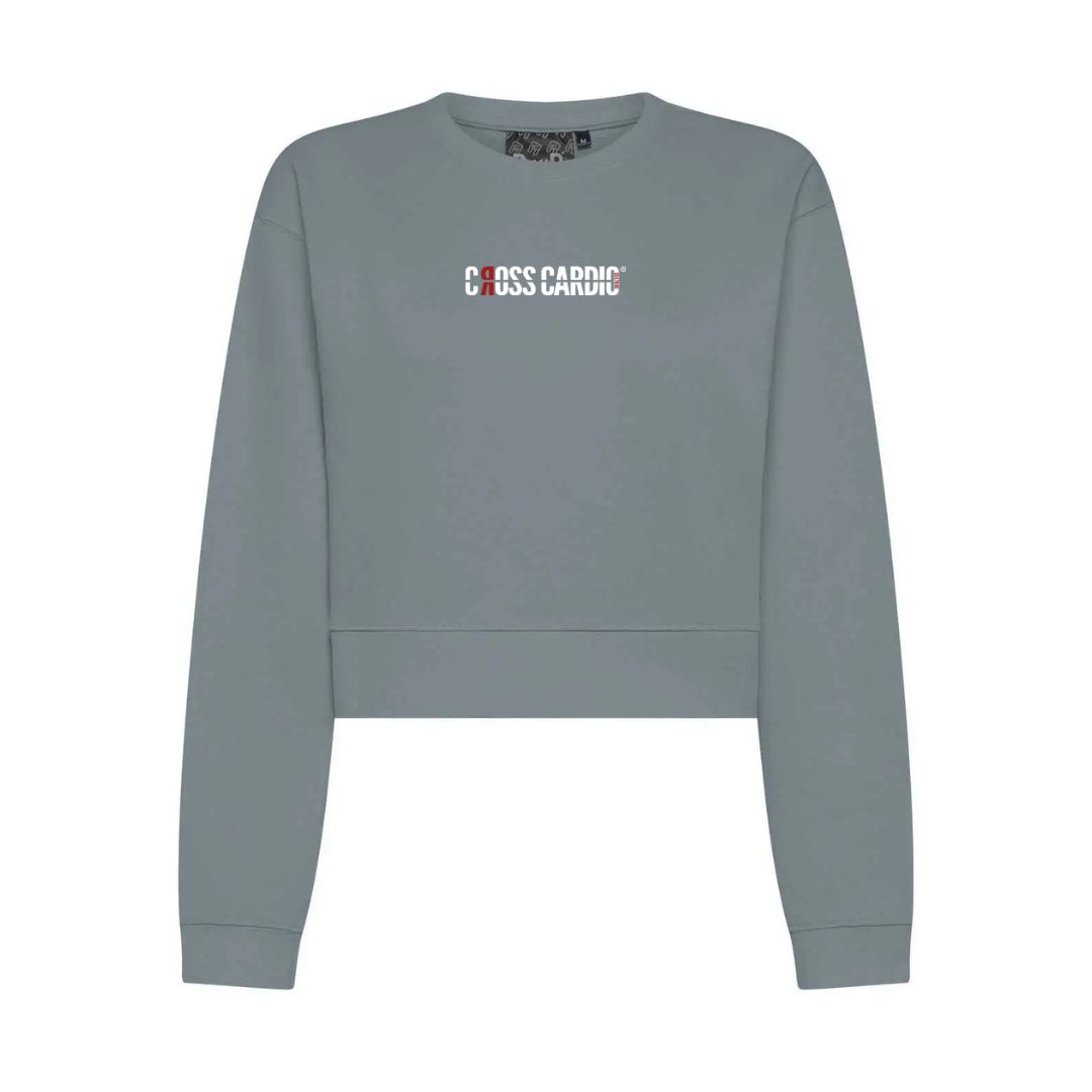 Felpa crop middle season - immagine 2