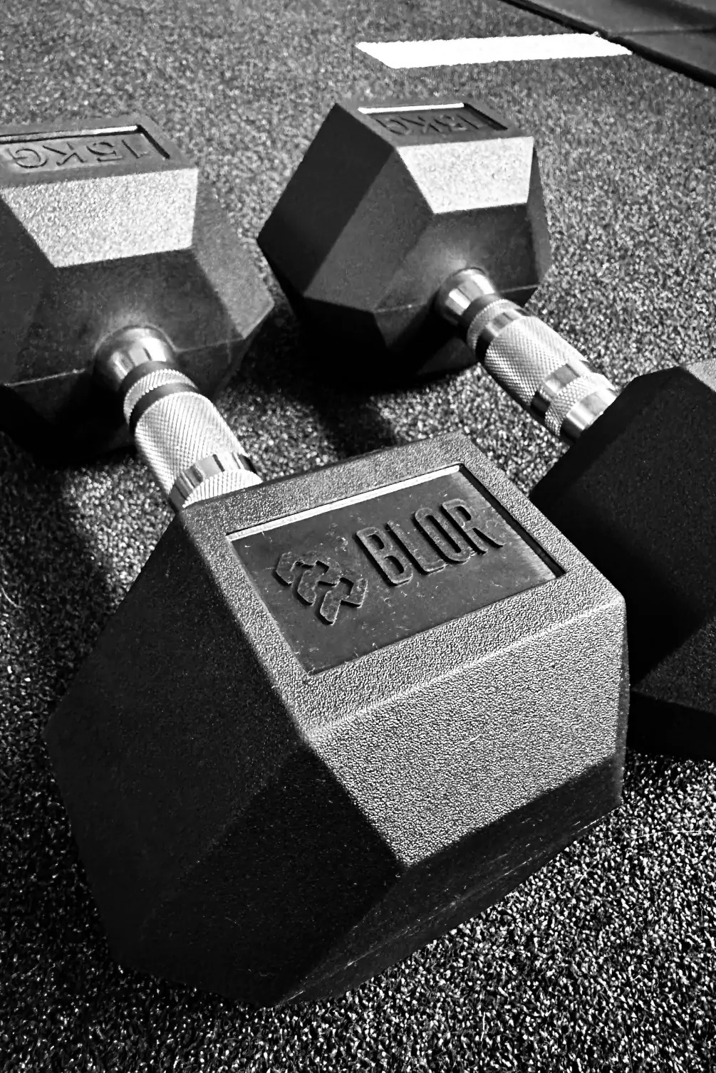 Manubri Esagonali HEX Dumbbell Gommati - immagine 2